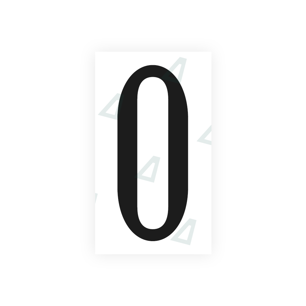 Alite Nanofilm for US (Virginia) license plates - Symbol "O" - Alite