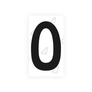 Alite Nanofilm for Uruguay license plates - Symbol "O" - Alite