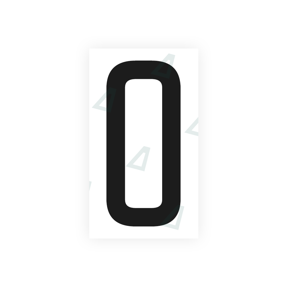 Alite Nanofilm for US (Quebec) license plates - Symbol "O" - Alite