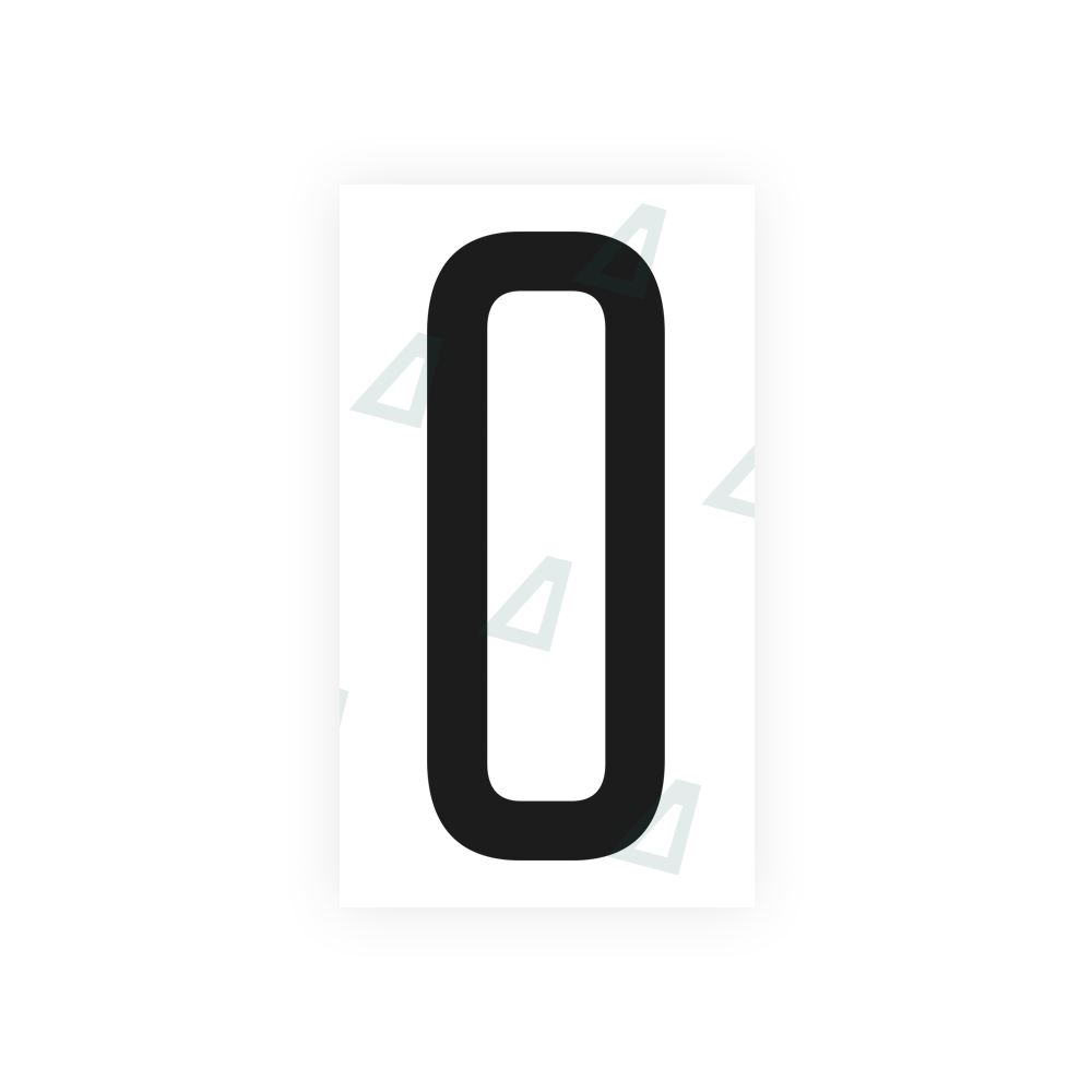 Alite Nanofilm for US (Illinois 2006 - Square) license plates - Symbol "O" - Alite
