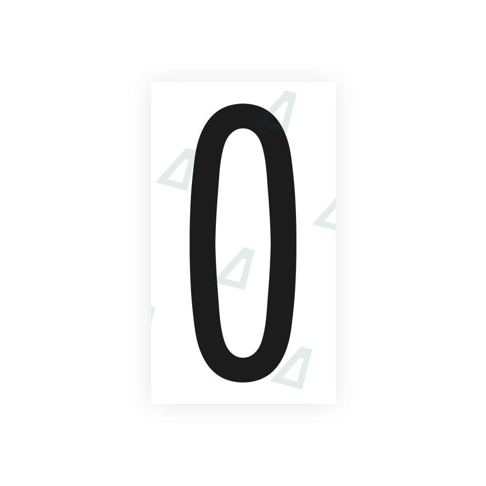 Alite Nanofilm for US (New York 1986) license plates - Symbol "O" - Alite