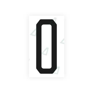 Alite Nanofilm for US (Florida 2003) license plates - Symbol "O" - Alite