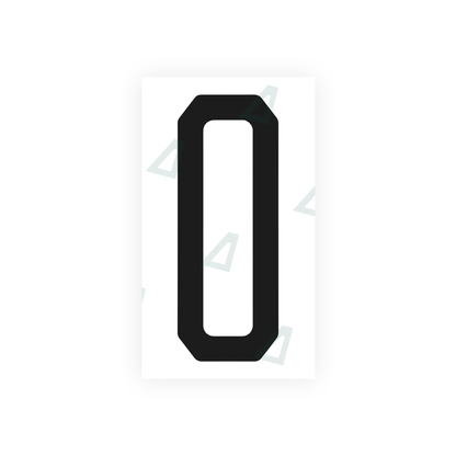 Alite Nanofilm for US (Florida 2003) license plates - Symbol "O" - Alite