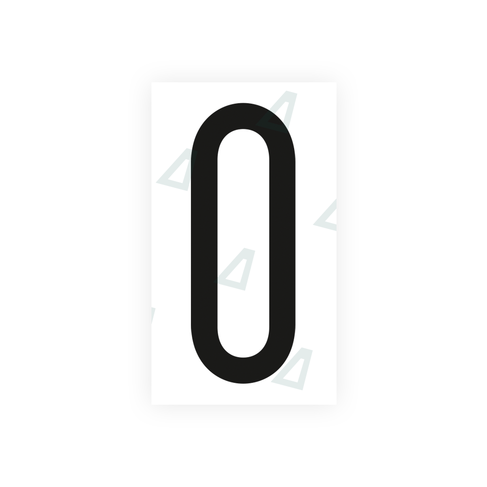 Alite Nanofilm for US (Ohio 2013) license plates - Symbol "O" - Alite