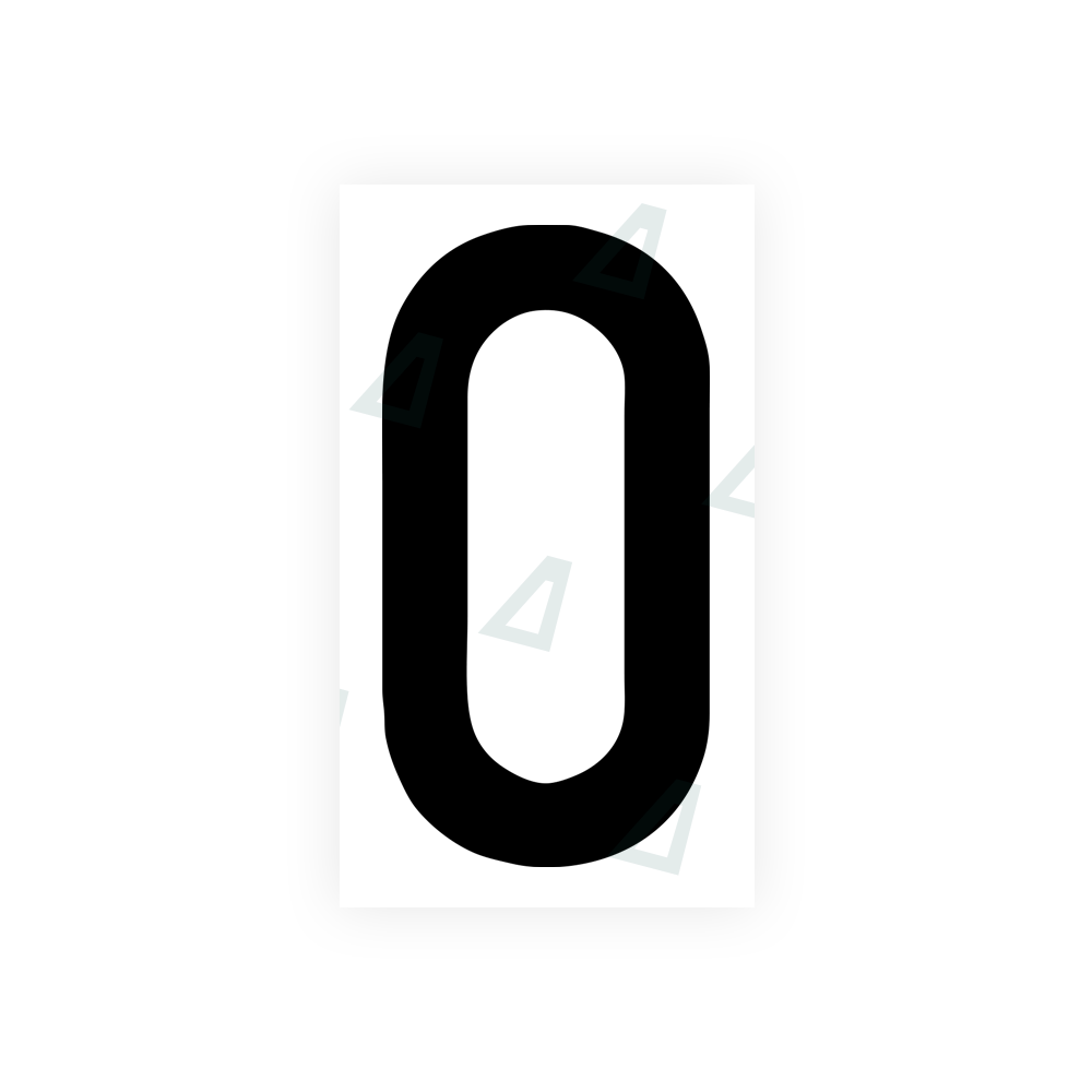 Alite Nanofilm for front Switzerland license plates - Symbol "O" - Alite
