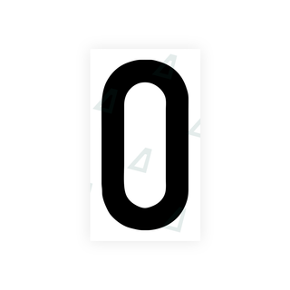 Alite Nanofilm for front Switzerland license plates - Symbol "O" - Alite