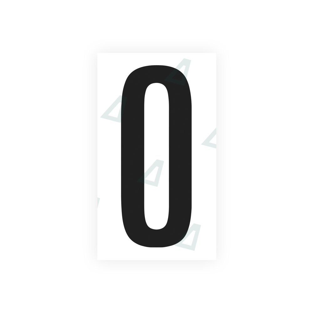 Alite Nanofilm for US (Texas) license plates - Symbol "O" - Alite