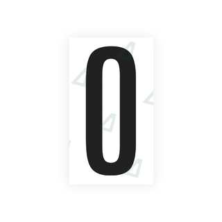 Alite Nanofilm for US (Texas) license plates - Symbol "O" - Alite