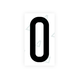 Alite Nanofilm for US (New Jersey - Flat) license plates - Symbol "O" - Alite