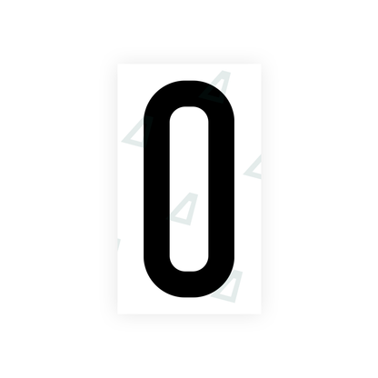 Alite Nanofilm for US (New Jersey - Flat) license plates - Symbol "O" - Alite