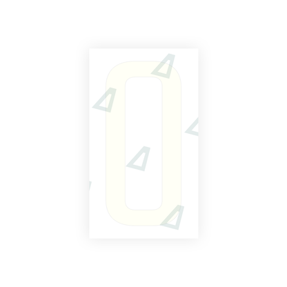 Alite Nanofilm for US (California) license plates - Symbol "O" - Alite