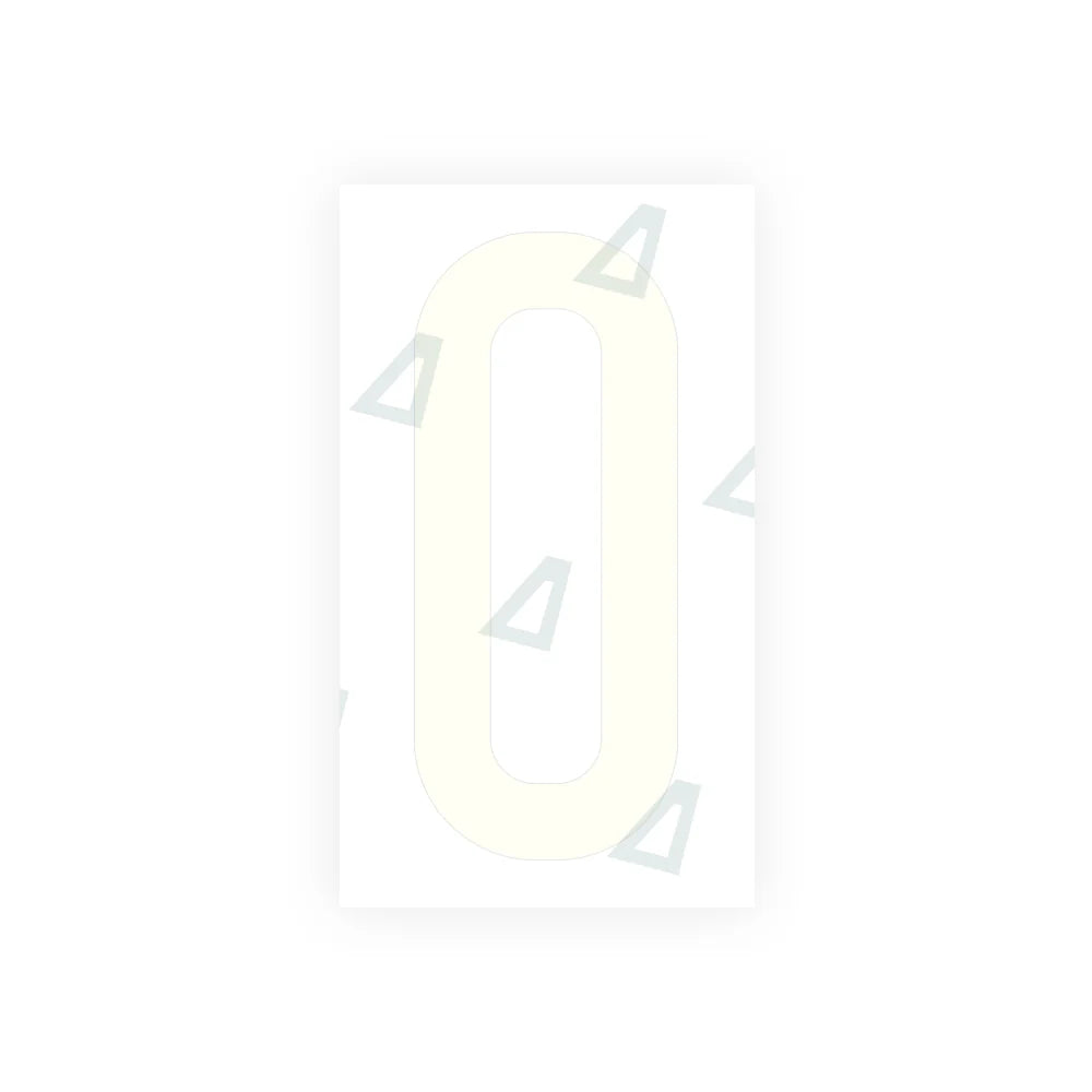 Alite Nanofilm for US (Oklahoma) Moto license plates - Symbol "O" - Alite