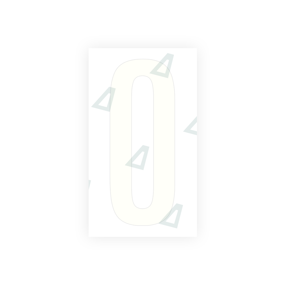 Alite Nanofilm for US (Texas) license plates - Symbol "O" - Alite