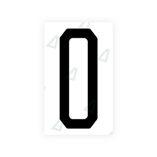 Alite Nanofilm for US (New Jersey - Embossed) license plates - Symbol "O" - Alite