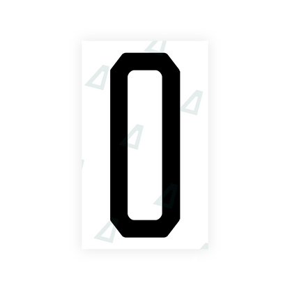 Alite Nanofilm for US (New Jersey - Embossed) license plates - Symbol "O" - Alite