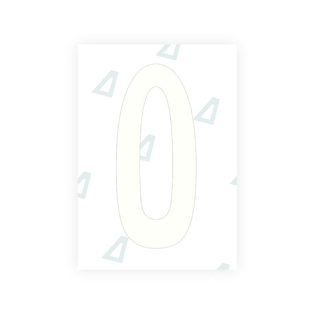 Alite Nanofilm for Guatemala license plates - Symbol "O" - Alite