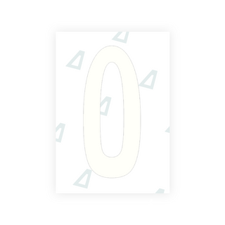 Alite Nanofilm for Guatemala license plates - Symbol "O" - Alite