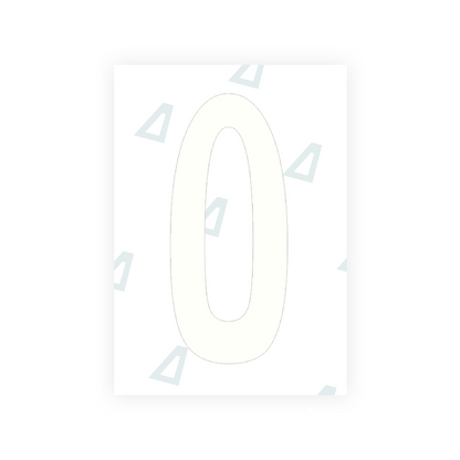 Alite Nanofilm for Guatemala license plates - Symbol "O" - Alite