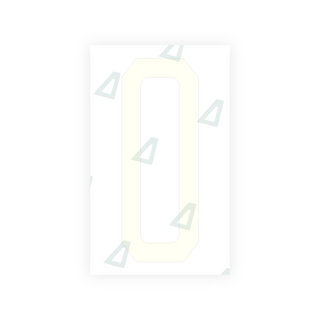 Alite Nanofilm for US (New Jersey - Embossed) license plates - Symbol "O" - Alite