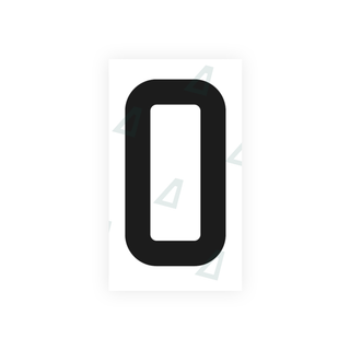 Alite Nanofilm for France license plates - Symbol "O" - Alite