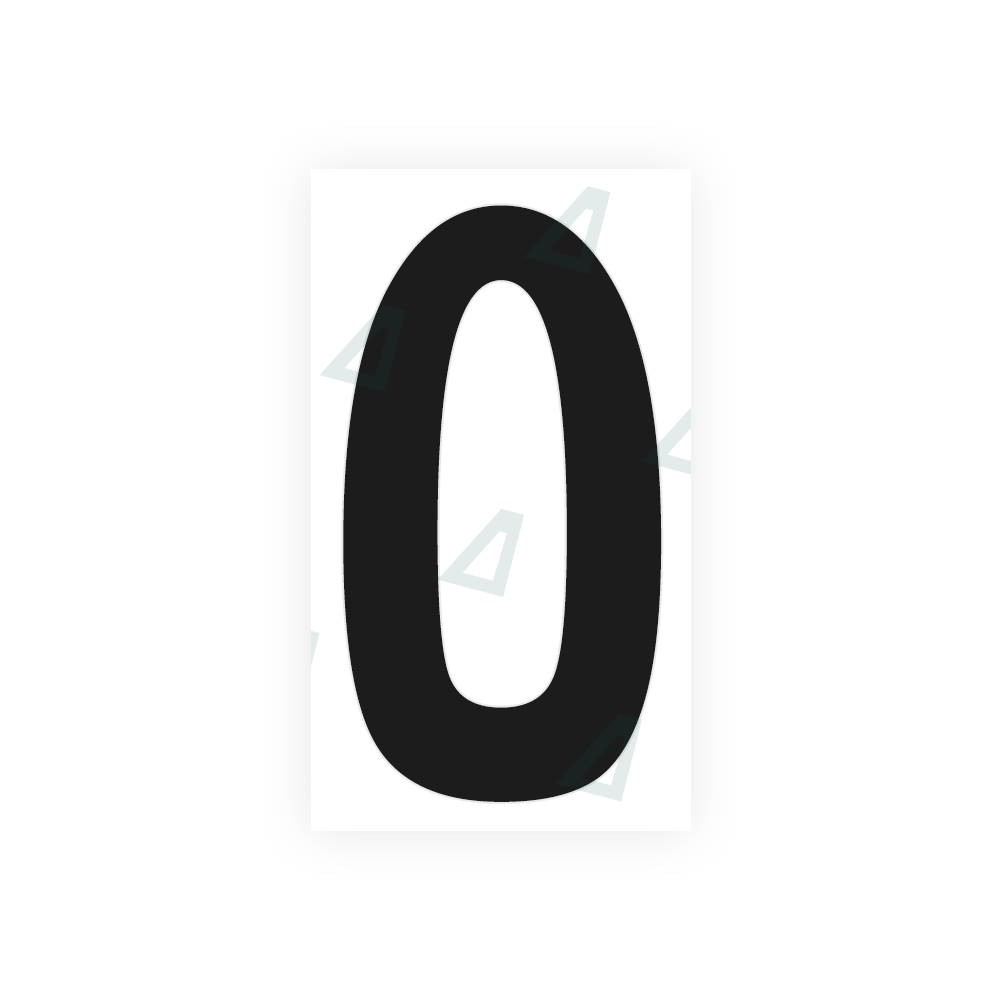 Alite Nanofilm for Germany (standard) license plates - Symbol "O" - Alite