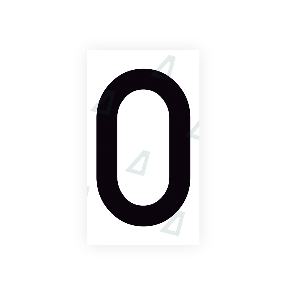 Alite Nanofilm for Spain Flat license plates - Symbol "O" - Alite