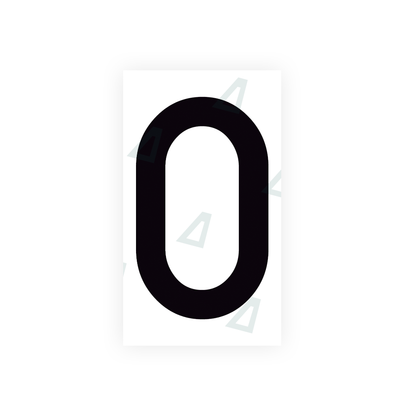 Alite Nanofilm for Spain Flat license plates - Symbol "O" - Alite