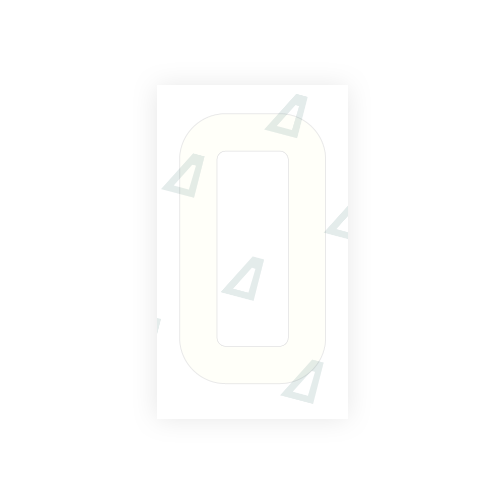 Alite Nanofilm for France license plates - Symbol "O" - Alite