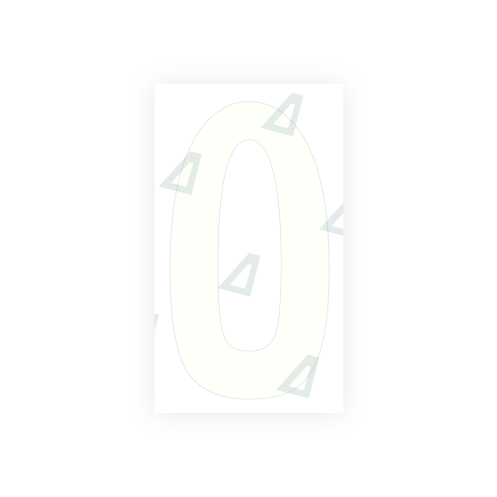 Alite Nanofilm for Germany (standard) license plates - Symbol "O" - Alite
