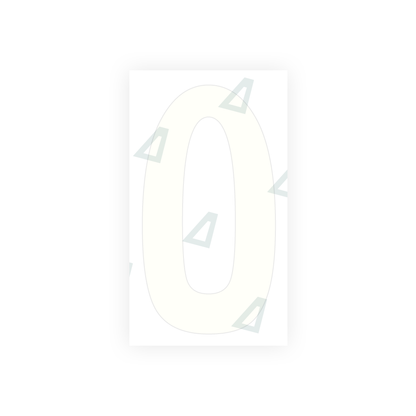 Alite Nanofilm for Germany (standard) license plates - Symbol "O" - Alite
