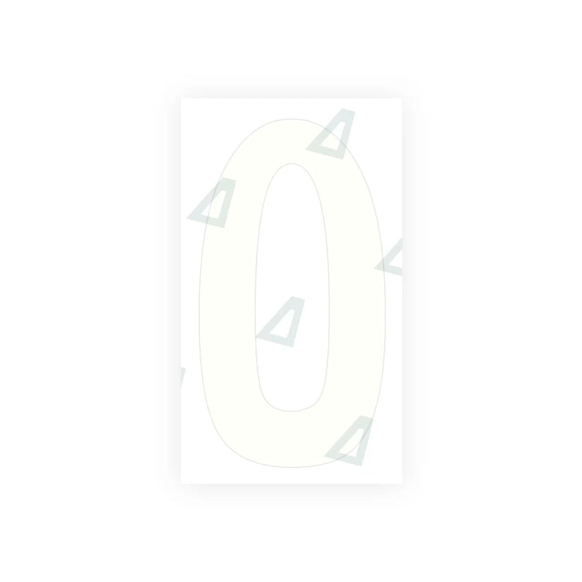 Alite Nanofilm for Paraguay license plates - Symbol "O"