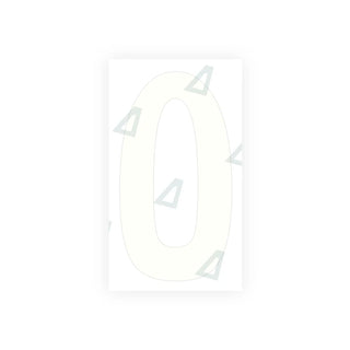 Alite Nanofilm for Tanzania (standard) license plates - Symbol "O"