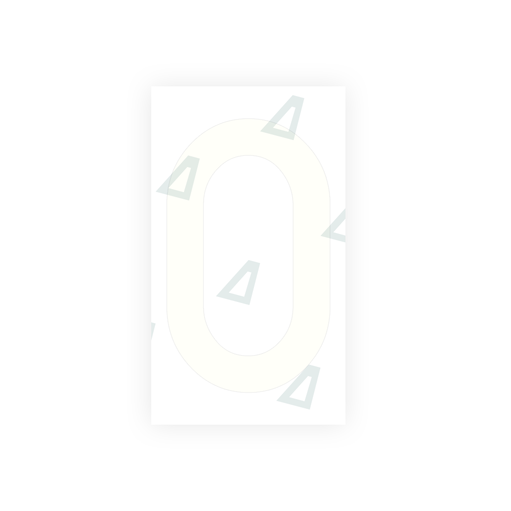 Alite Nanofilm for Spain Flat license plates - Symbol "O" - Alite