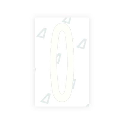 Alite Nanofilm for US (New York 2020 - Flat) license plates - Symbol "0" - Alite