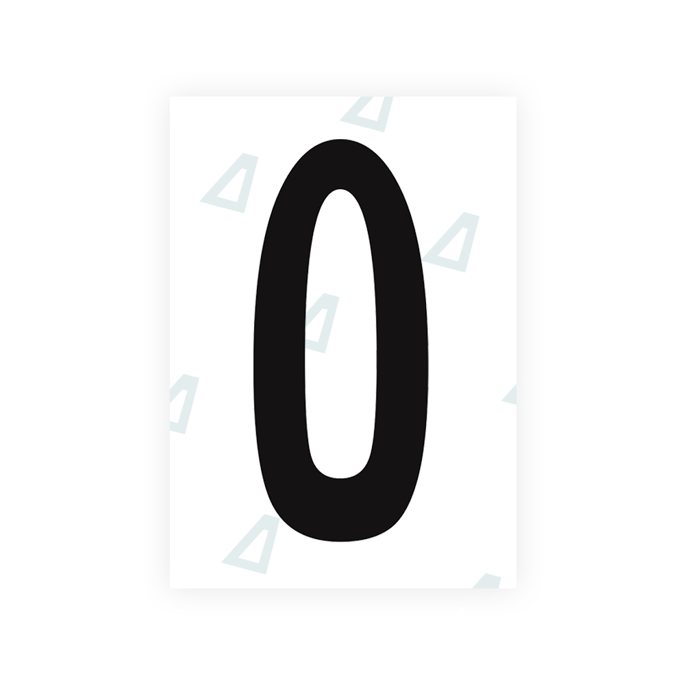 Alite Nanofilm for Guatemala license plates - Symbol "O" - Alite