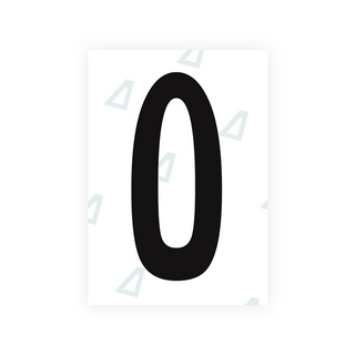Alite Nanofilm for Guatemala license plates - Symbol "O" - Alite