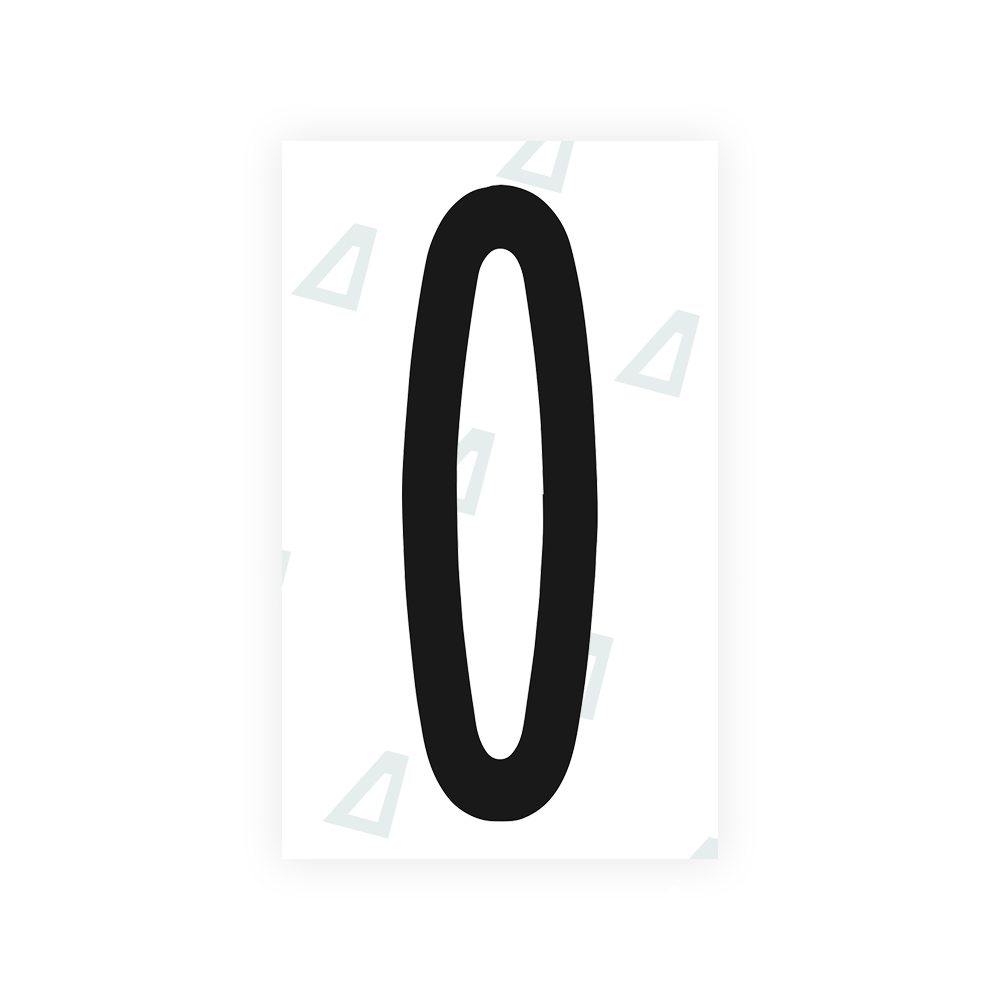 Alite Nanofilm for US (New York 2020 - Flat) license plates - Symbol "0" - Alite
