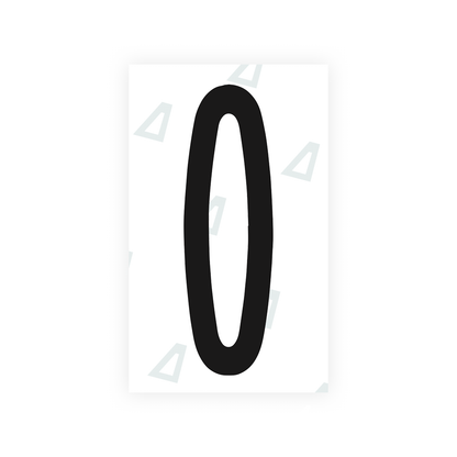Alite Nanofilm for US (New York 2020 - Flat) license plates - Symbol "0" - Alite