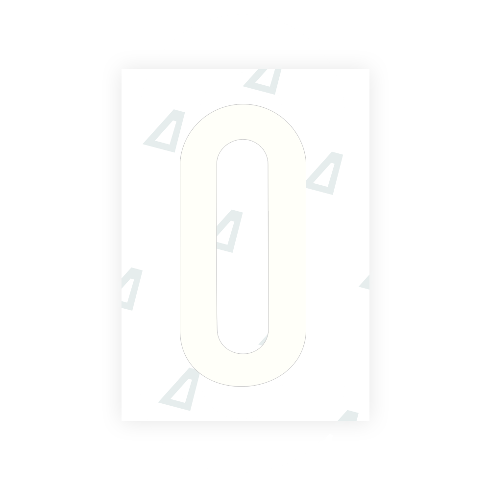 Alite Nanofilm for US (Connecticut 2013) license plates - Symbol "O" - Alite