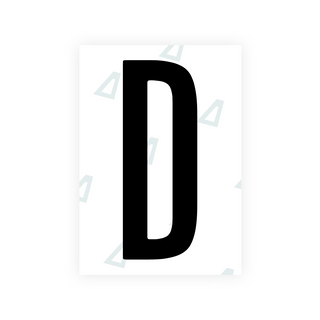 米国（オハイオ州 2021）ナンバープレート用 Alite ナノフィルム - シンボル「D」