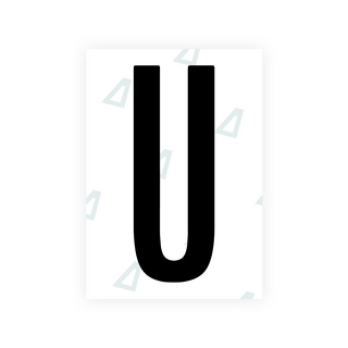 米国（オハイオ州 2021）ナンバープレート用 Alite ナノフィルム - シンボル「U」
