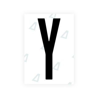 米国（オハイオ州 2021）ナンバープレート用 Alite ナノフィルム - シンボル「Y」