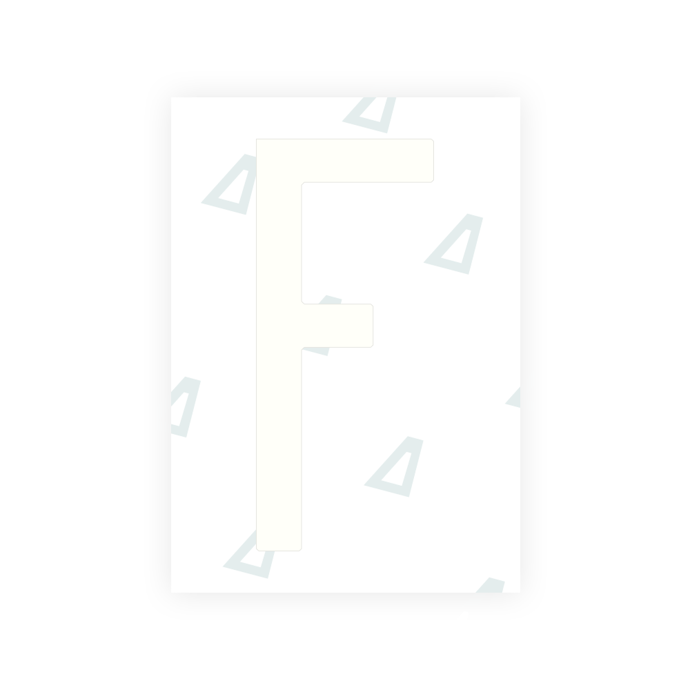 Film nanométrique Alite pour plaques d'immatriculation américaines (Géorgie 2012 - Carrées) - Symbole « Z »