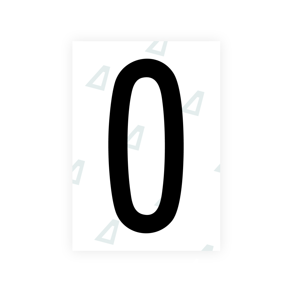 Film nanométrique Alite pour plaques d'immatriculation américaines (Géorgie 2012 - Carrées) - Symbole « Z »