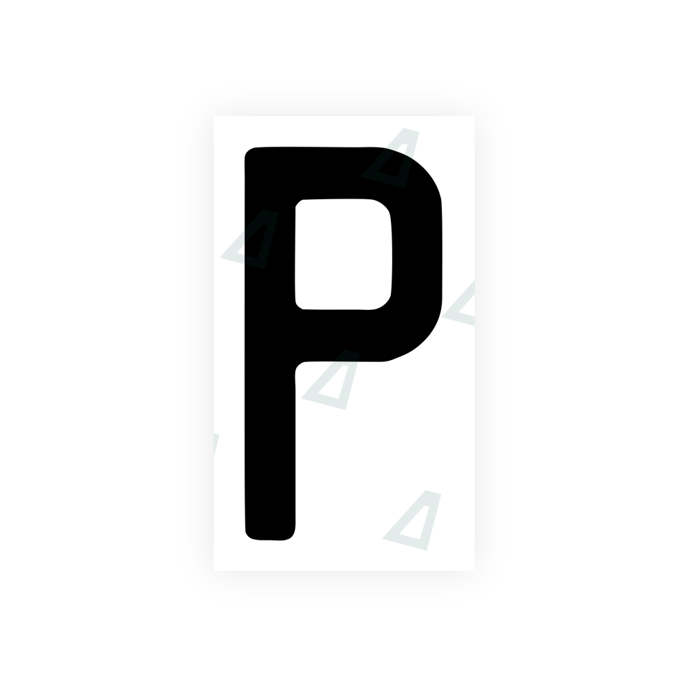 Alite Nanofilm for front Switzerland license plates - Symbol "P" - Alite
