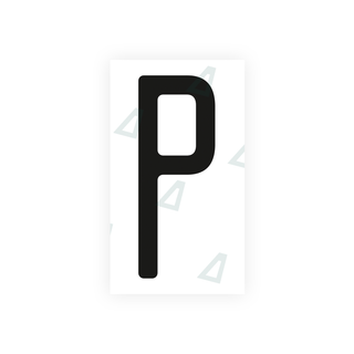 Alite Nanofilm for US (Ohio 2013) license plates - Symbol "P" - Alite