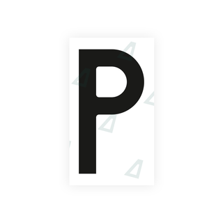 Alite Nanofilm for Czech Republic license plates - Symbol "P" - Alite