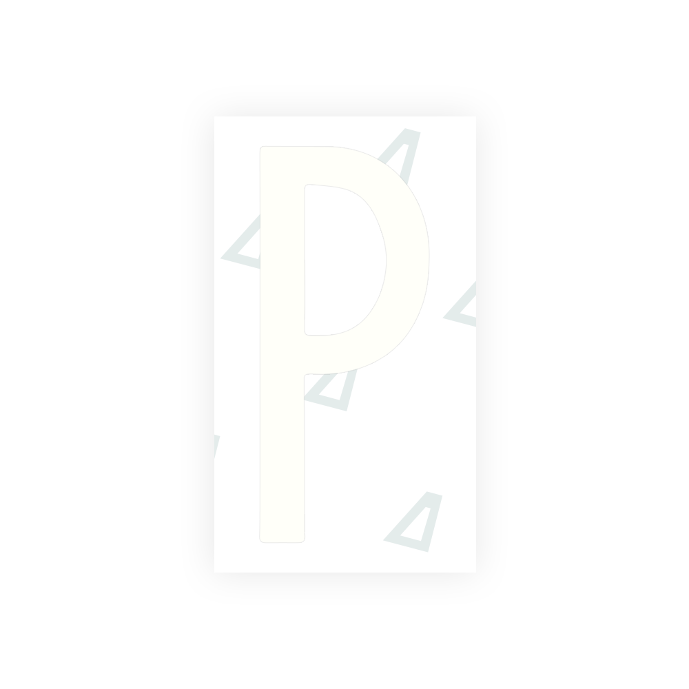 Alite Nanofilm for Mexico license plates - Symbol "P" - Alite