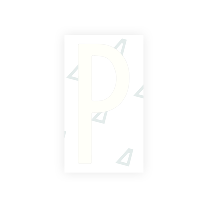 Alite Nanofilm for Mexico license plates - Symbol "P" - Alite