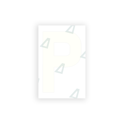 Alite Nanofilm for United Kingdom license plates - Symbol "P" - Alite